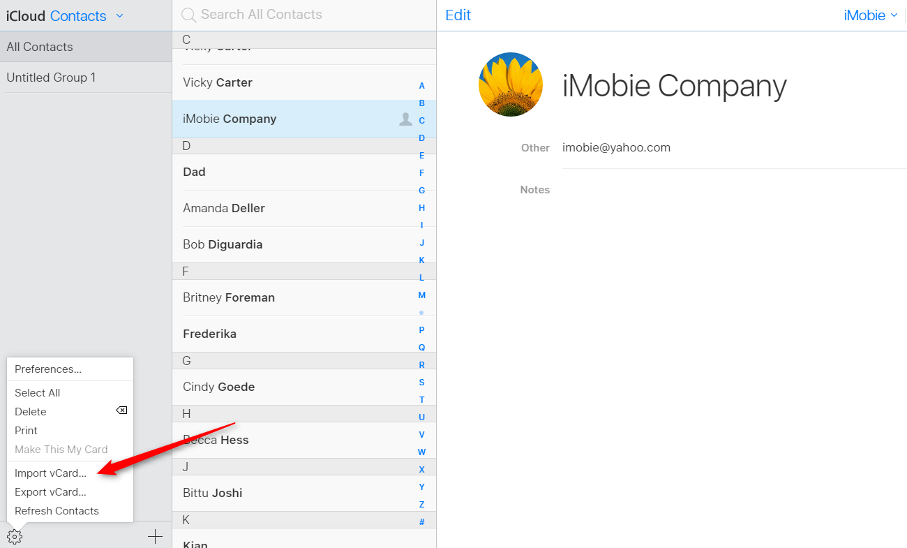 merge contacts on phione to outlook for mac
